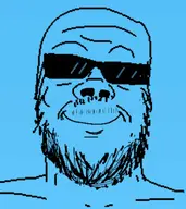 glasses mustache namefag smile stubble sunglasses variant:a24_slowburn_soyjak // 1012x1137 // 276.1KB