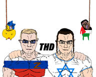 ack blond blue_eyes flag:israel flag:palestine flag:russia flag:ukraine friendship hohol israel palestine russia shitskin star_of_david subvariant:muscular_chud thd trend:aryan ukraine variant:chudjak variant:soyak z_(russian_symbol) // 1249x1000 // 462.8KB