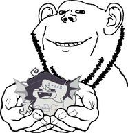 beard cupped_hands ear fangs fire fundamental_paper_education smile variant:impish_soyak_ears wing zip zip_(fundamental_paper_education) // 1277x1318 // 308.6KB