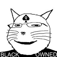 animal black_owned cat cat_ear glasses meta:jak_your_cat meta:tagme queen_of_spades smile spade subvariant:massjak subvariant:massmeowjak transparent_background variant:gapejak whiskers // 600x600 // 33.2KB