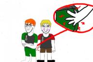 angry blush nate sean smile soygem_party soyjak_party touching_ass // 735x490 // 145.6KB