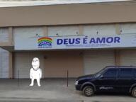 1962 arm artist:janzyalgo blue_text building car christianity church full_body glasses god_is_love_pentecostal_church hair irl irl_background june june_1 leg pentecostal rainbow smile soyjak stubble subvariant:wholesome_soyjak teeth text variant:gapejak wheel white_text // 1360x1020 // 1.4MB