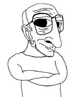 big_ears big_nose crossed_arms ear eyes funny glasses grandpa old stubble template variant:Uncle_jun white_background white_skin // 561x721 // 36.6KB