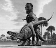 beard dinosaur monochrome nas:gigachad sex smile tyrannosaurus // 1280x1087 // 706.1KB