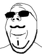 closed_mouth glasses mustache nuadmin smile soyjak stubble subvariant:wholesome_soyjak variant:gapejak // 600x800 // 8.8KB