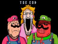 angry animal blood bloodshot_eyes blue_skin cap cartoon clenched_teeth clothes cracked_teeth creepypasta crown crying disney dress ear glasses hair hand hat homer_simpson horror i_hate_you jeff_the_killer jumpscare luigi mario mickey_mouse multiple_soyjaks mustache nintendo no_eyes no_nose ominous open_mouth orange_skin overalls princess_peach red_eyes red_face red_skin screamer sega smile sonic.exe sonic_(series) sonic_the_hedgehog sound soyjak spongebob_squarepants squidward squidwards_suicide stubble subvariant:hornyson subvariant:soyak_front suicide_mouse tails_(sonic) tails_doll teeth text the_simpsons trend:soyjak_trio variant:cobson variant:el_perro_rabioso variant:feraljak variant:gapejak variant:markiplier_soyjak variant:soyak variant:tony_soprano_soyjak video video_game white_eyes white_skin yellow_hair yellow_skin // 640x480, 7.1s // 3.9MB