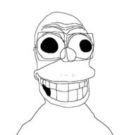 glasses homer_simpson looking_at_you smile the_simpsons variant:poopson // 1086x1182 // 37.5KB
