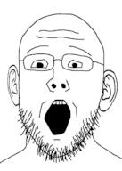 beard glasses open_mouth soyjak stubble template variant:unknown // 1156x1623 // 21.3KB