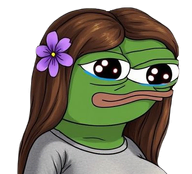 amphibian animal breasts closed_mouth clothes crying female flower frog green_skin hair lips long_hair nas nas:pepe pepe pepe_the_frog plant subnas:apu transparent_background // 396x358 // 173.8KB