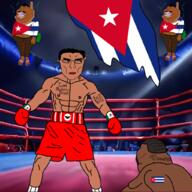 boxing boxing_glove boxing_ring chicano flag:cuba flag:mexico flag:united_farm_workers huelga_bird raza subvariant:chudjak_front variant:chudjak // 1024x1024 // 895.0KB