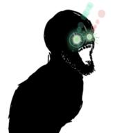 glowing glowing_eyes meta:low_resolution open_mouth redraw soyjak stubble thougher variant:soyak // 255x255 // 18.5KB