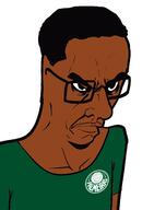 angry brazil brown_skin chud closed_mouth glasses palmeiras seething soccer subvariant:chudjak_seething variant:chudjak // 1240x1568 // 190.8KB