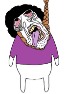 afro bloodshot_eyes crying deformed hair mustache open_mouth rope soyjak sr_pelo srpelo stubble subvariant:brunetto suicide template transparent_background variant:bernd // 679x954 // 32.0KB