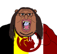 Flag:Amerindian_Movement amerindian fat native_american phenotype plains_indian seperatists silvid subvariant:branigger subvariant:brankey united_states variant:brandon variant:monkeyjak // 1675x1583 // 448.4KB