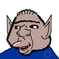 black_sclera blue_shirt clothes ear eternal_anglo euromutt europe european_union flag:european_union grey_skin lips mutt open_mouth pointy_ears stubble subvariant:ishish_euromutt template vampire variant:ishish_soyak_ears yellow_teeth // 750x750 // 24.3KB