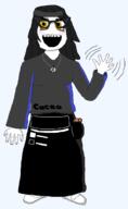 cake_(natejak) clothes female full_body glasses hair inverted jakparty_soy nintendo nintendo_switch open_mouth variant:soytan video_game wave yellow_eyes // 1352x2196 // 53.3KB