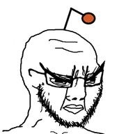 angry antenna closed_mouth distorted glasses large_eyebrows merge reddit redditard soyjak stubble variant:chudjak variant:soyak // 621x696 // 84.2KB