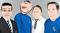 Inbetweeners blue_eyes british smug subvariant:impish_amerimutt subvariant:nucob variant:chudjak variant:cobson variant:smugjak // 1920x1080 // 396.4KB
