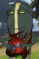arm dota_2 glasses hand holding_object smile stubble subvariant:wholesome_soyjak valve variant:gapejak video_game // 676x1021 // 428.3KB