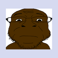 animated black_skin brown_skin closed_mouth glasses hand nigger open_mouth soyjak stubble talking variant:coinjak // 1480x1350 // 86.9KB