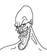 bald elongated evil funny stubble teeth variant:hadesjak // 736x879 // 35.0KB