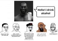5soyjaks alcohol angry arabic_text arm beard beer bloodshot_eyes brown_skin cap closed_eyes closed_mouth clothes communism crying doctor dr_soyowad frown gigachad glasses grey_skin hair hairy hammer_and_sickle hand hat irl islam meme mustache name_tag open_mouth scared smile soyjak speech_bubble star stubble subvariant:soyak_(concerned) text unibrow variant:chudjak variant:gapejak variant:soyak // 1068x764 // 85.9KB