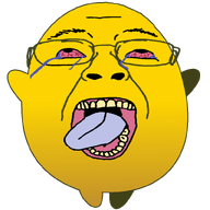 bloodshot_eyes crying discord glasses mouth_open open_mouth soyjak steam steamhappy steamtranny tongue tongue_out variant:bernd yellow_skin yellow_teeth // 800x798 // 102.2KB
