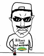 angry arm button closed_mouth clothes ear glasses hand hat millions_must_die mustache soyjak subvariant:chudjak_front sunglasses text variant:chudjak // 610x763 // 57.4KB