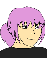 ayu black_shirt closed_mouth female light_pink meta:not_a_duplicate no_glasses oc pink_hair skin_color subvariant:soygirl variant:soyak woman // 788x980 // 22.6KB