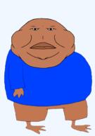 apu closed_mouth clothes fat frog full_body lips mutt no_nose shorts tshirt variant:meximutt // 1364x1944 // 293.3KB