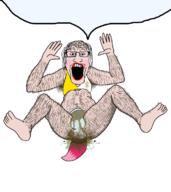 bra catholic christianity country diaper flag flag:vatican_city flies glasses hairy lipstick looking_at_you makeup poop soyjak speech_bubble_empty tail tranny variant:markiplier_soyjak vatican // 1046x1174 // 858.3KB