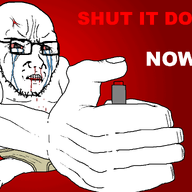 animated button crying ext=gif glasses rage seething shut_it_down sitting soyjak stubble variant:soyak // 1900x1300 // 198.0KB