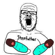 arm baby black_skin cuck father glasses holding_object interracial open_mouth pacifier soyjak stepfather stubble tyrone variant:a24_slowburn_soyjak // 680x680 // 208.9KB