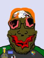 'za amerimutt autism award badge blackface bloodshot_eyes blush bow brown_skin crying delivery discord distorted dox doxxed flag:transgender_pride_flag froot furry green_glasses green_shirt heart i_love i_trans_heart irl_background leaf mcdonalds natejak orange_hair orange_skin pizza puzzle queen_of_spades red_lips rent_free rev_says_desu sean shemmy shemmycuck slopjak snow soygem_party spam subvariant:chudplier subvariant:impish_amerimutt subvariant:neutralplier subvariant:slutson subvariant:wholesome_soyjak tranny variant:chudjak variant:cobson variant:gapejak variant:impish_soyak_ears variant:markiplier_soyjak // 600x800 // 338.4KB
