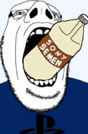 bottle cum glasses negro_semen open_mouth playstation snoy sony soyjak // 702x1063 // 91.1KB