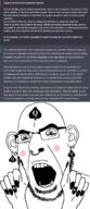artificial_intelligence bbc blush chatgpt ear facial_mark forehead_mark glasses hand nose_piercing nose_ring nuclear open_mouth painted_nails queen_of_spades racism soyjak stubble subvariant:slutson tattoo variant:cobson // 723x1681 // 815.3KB