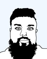 ear eyebrows eyes hair meta:tagme mouth nose stubble variant:joeyyjak // 400x500 // 5.3KB