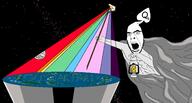 flat_earth galaxy high_effort lamp meta:tagme qa_(4chan) soyjak_party space stars variant:cobson // 3491x1872 // 189.6KB