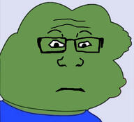 amphibian blue_shirt frog glasses ias meta:tagme nas:pepe pepe_the_frog subvariant:neutralplier variant:markiplier_soyjak // 512x468 // 28.7KB