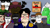 admiral_avvakened_(user) award background black_watch_(user) blood bloodshot_eyes brown_skin buff bunta_fujiwara clothes dan dap_chhuon(user) doom_(game) dunchenman_(user) emerald emerald_(namefag) glasses h3k_(user) hair hat helmet jimbo_(namefag) magnus_(user) meta:namefags open_mouth punisher_face smile smoking smoot_(user) stubble subvariant:chuzjak subvariant:mexiaryan subvariant:neutralplier subvariant:perceptive_chud suit suit_and_tie swat swatted_(user) trevor(user) vantablack_skin variant:alicia variant:chudjak variant:cobson variant:feraljak variant:gapejak variant:ishish_soyak_ears variant:kuzjak variant:markiplier_soyjak variant:meximutt variant:soyak veiron_(user) video_game white_skin yakuza yellow_teeth yohannen_(user) // 3840x2160 // 2.0MB