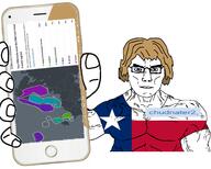 chud chudnater2(namefag) dna_test flag flag:texas holding_object holding_phone meta:tagme phone soyjak subvariant:muscular_chud texas united_states variant:chudjak // 1760x1408 // 640.0KB