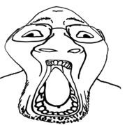 distorted glasses open_mouth soyjak stubble variant:bernd // 1200x1125 // 358.2KB