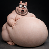 ai_art ai_slop glasses grotesque meta:ai_generated obese open_mouth pony ukraine variant:fatpony // 1024x1024 // 1.3MB