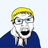 angel archangel archangel_michael blue_eyes christianity clothes country cross flag flag:kyiv glasses hair kyiv mustache open_mouth soyjak stubble teeth transparent transparent_background ukraine variant:feraljak wing yellow_hair // 1500x1500 // 95.3KB