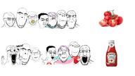 angry beard closed_mouth excited glasses happy heart ketchup open_mouth pol_(4chan) subvariant:waow subvariant:wholesome_soyjak tomato tranny troon variant:bernd variant:chudjak variant:cobson variant:feraljak variant:gapejak variant:markiplier_soyjak variant:soyak waow // 1280x720 // 334.8KB