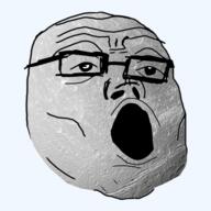 dione glasses moon open_mouth saturn series:spacejaks solar_system soyjak space variant:tony_soprano_soyjak // 500x500 // 172.6KB