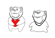 bald friendship frown heart holding_heart meta:ai_generated smile soyjak stubble subvariant:impaish variant:impish_soyak_ears // 612x418 // 68.3KB