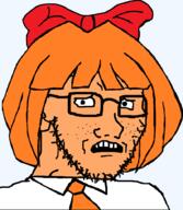 beard glasses hair meta:tagme mymy ongezellig orange_hair variant:soyak // 797x915 // 25.9KB