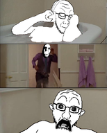 bathroom bathtub closed_eyes glasses headphones imminent_rape stubble subvariant:doctos_front subvariant:hornyson the_strange_thing_about_the_johnsons variant:cobson variant:soyak // 512x640 // 264.8KB