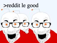 3soyjaks glasses meta:tagme open_mouth reddit soyjak stubble variant:el_perro_rabioso // 400x300 // 50.9KB